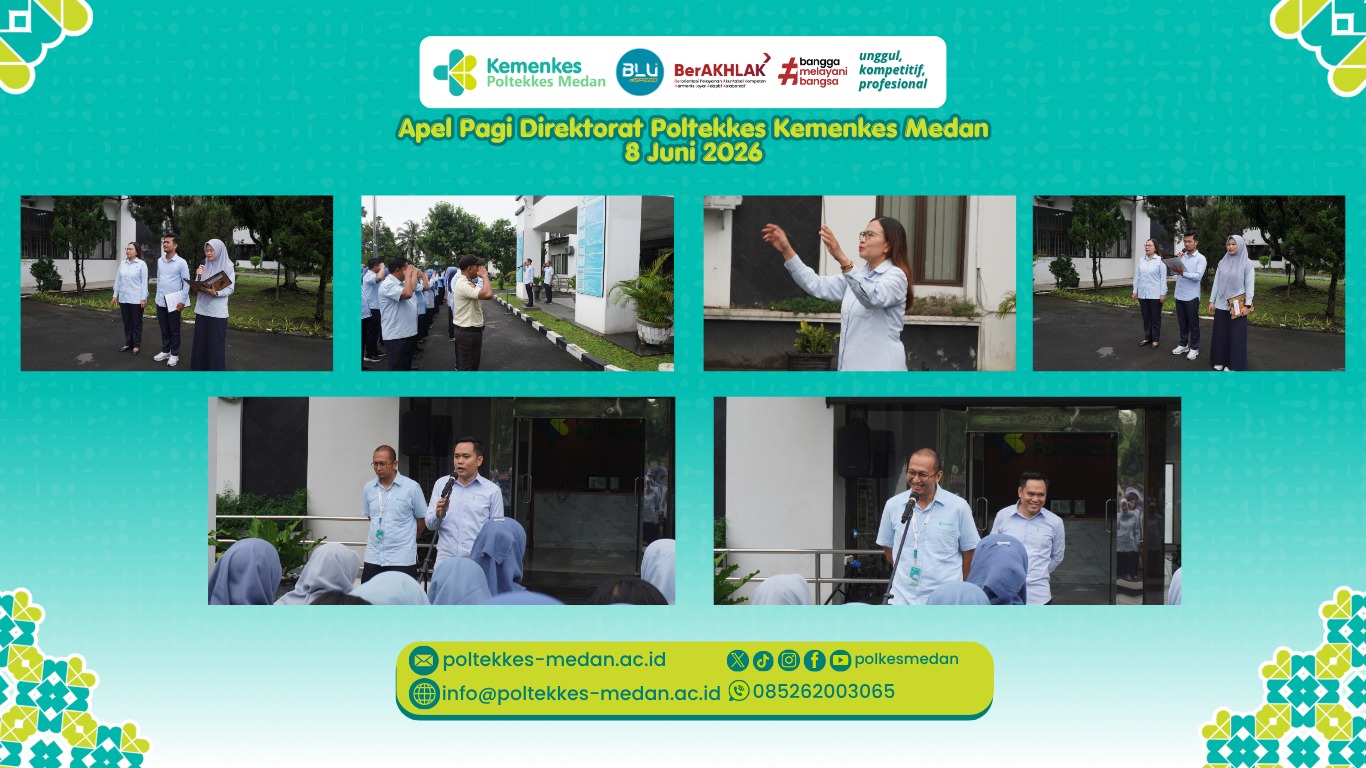 Apel Pagi Direktorat Poltekkes Kemenkes Medan Senin, 8 Juni 2026